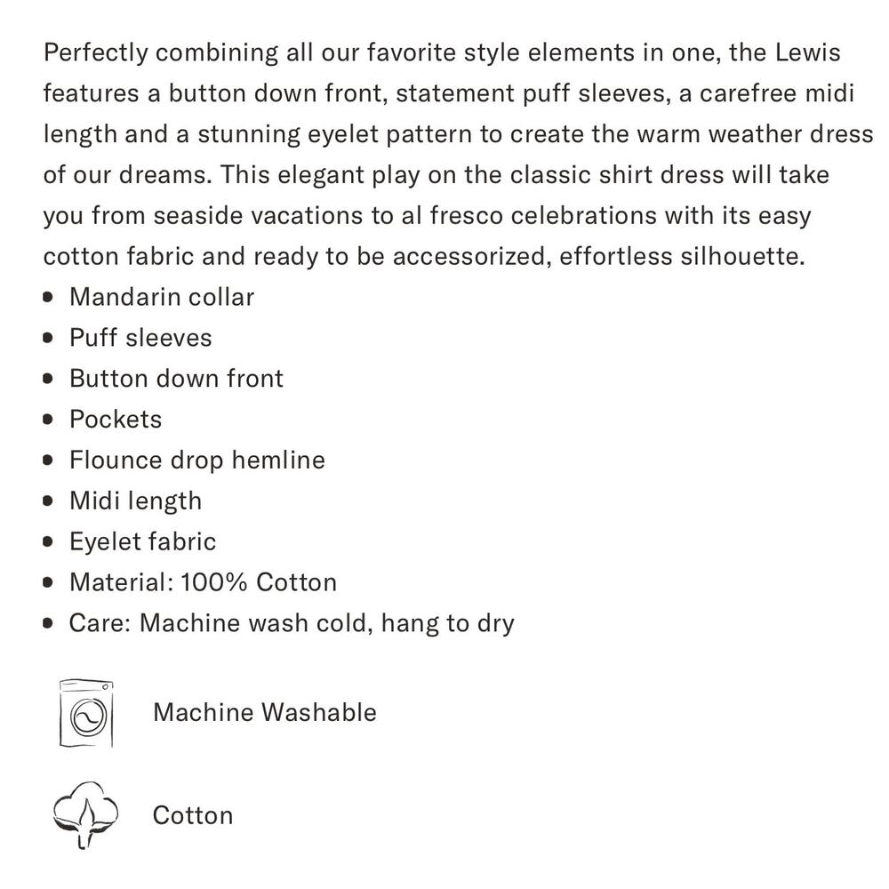 TUCKERNUCK Black Eyelet Lewis Dress NWT Size Medium - Picture 7 of 10